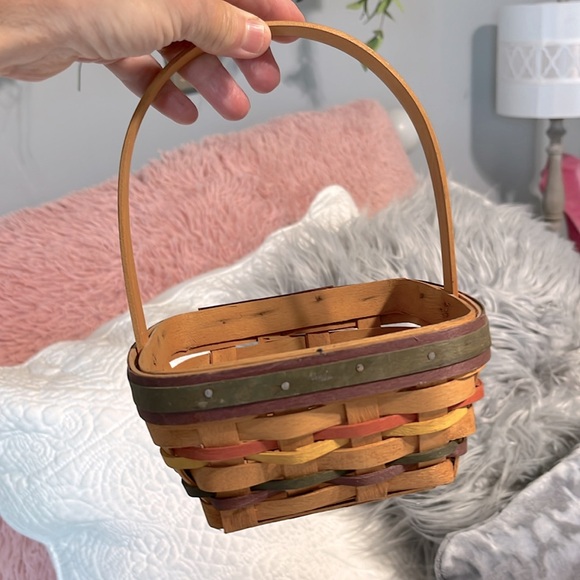 Longaberger Basket Small Handwoven Ohio USA 1998 Edition Vintage - Picture 2 of 5